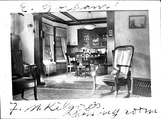Forrest M. Kilgore's dining room, on E. Gorham St., Madison